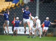 27 October 2024; Robbie Donnelly of Thomastown celebrates at the final whistle during the Kilkenny County Senior Club Hurling Championship final match between O’Loughlin Gaels and Thomastown at UPMC Nowlan Park in Kilkenny. Photo by Michael P Ryan/Sportsfile