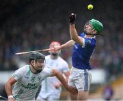 27 October 2024; Peter McDonald of Thomastown in action against Conor Heary of O’Loughlin Gaels during the Kilkenny County Senior Club Hurling Championship final match between O’Loughlin Gaels and Thomastown at UPMC Nowlan Park in Kilkenny. Photo by Michael P Ryan/Sportsfile