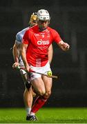 27 October 2024; Pat Ryan of Doon races clear of Tommy Grimes of Na Piarsaigh  during the Limerick County Senior Club Hurling Championship final match between Na Piarsaigh and Doon at TUS Gaelic Grounds in Limerick. Photo by Ray McManus/Sportsfile