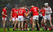 27 October 2024; Doon players make last minute preperations before the Limerick County Senior Club Hurling Championship final match between Na Piarsaigh and Doon at TUS Gaelic Grounds in Limerick. Photo by Ray McManus/Sportsfile