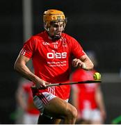 27 October 2024; Adam English of Doon on his way to score his side's 12th point, in the 41st minute, during the Limerick County Senior Club Hurling Championship final match between Na Piarsaigh and Doon at TUS Gaelic Grounds in Limerick. Photo by Ray McManus/Sportsfile