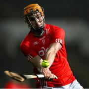 27 October 2024; Adam English of Doon scores his side's 12th point, in the 41st minute, during the Limerick County Senior Club Hurling Championship final match between Na Piarsaigh and Doon at TUS Gaelic Grounds in Limerick. Photo by Ray McManus/Sportsfile