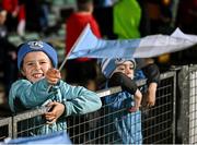 27 October 2024; A Na Piarsaigh supporter during the Limerick County Senior Club Hurling Championship final match between Na Piarsaigh and Doon at TUS Gaelic Grounds in Limerick. Photo by Ray McManus/Sportsfile