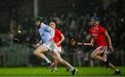 27 October 2024; Mike Foley of Na Piarsaigh races clear of Eddie Stokes of Doon during the Limerick County Senior Club Hurling Championship final match between Na Piarsaigh and Doon at TUS Gaelic Grounds in Limerick. Photo by Ray McManus/Sportsfile