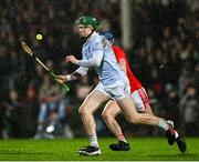 27 October 2024; William O'Donoghue of Na Piarsaigh races clear of Eddie Stokes of Doon during the Limerick County Senior Club Hurling Championship final match between Na Piarsaigh and Doon at TUS Gaelic Grounds in Limerick. Photo by Ray McManus/Sportsfile