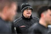 27 October 2024; Glen manager Malachy O'Rourke before the Derry County Senior Club Football Championship final match between Glen and Newbridge at Celtic Park in Derry. Photo by Oliver McVeigh/Sportsfile