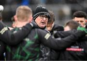27 October 2024; Glen manager Malachy O'Rourke before the Derry County Senior Club Football Championship final match between Glen and Newbridge at Celtic Park in Derry. Photo by Oliver McVeigh/Sportsfile