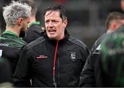 27 October 2024; Glen assistant manager and trainer Ryan Porter during the Derry County Senior Club Football Championship final match between Glen and Newbridge at Celtic Park in Derry. Photo by Oliver McVeigh/Sportsfile