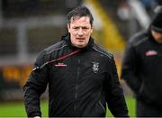 27 October 2024; Glen assistant manager and trainer Ryan Porter during the Derry County Senior Club Football Championship final match between Glen and Newbridge at Celtic Park in Derry. Photo by Oliver McVeigh/Sportsfile