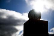 28 October 2024; A general view of the match ball before the SSE Airtricity Men's First Division Play-Off semi-final second leg match between Wexford and Athlone Town at Ferrycarrig Park in Wexford. Photo by Shauna Clinton/Sportsfile