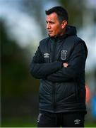 28 October 2024; Athlone Town manager Dario Castelo before the SSE Airtricity Men's First Division Play-Off semi-final second leg match between Wexford and Athlone Town at Ferrycarrig Park in Wexford. Photo by Shauna Clinton/Sportsfile