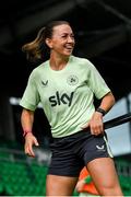 28 October 2024; Katie McCabe during a Republic of Ireland women's training session at Tallaght Stadium in Dublin. Photo by Stephen McCarthy/Sportsfile