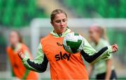 28 October 2024; Ellen Molloy during a Republic of Ireland women's training session at Tallaght Stadium in Dublin. Photo by Stephen McCarthy/Sportsfile