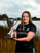 28 October 2024; Geri Rose O'Connor of Baile Dubh Tire poses for a portrait at the AIB Leinster LGFA Club Finals’ Captains’ Day at Wineport Lodge in Westmeath. Photo by Tyler Miller/Sportsfile