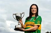 28 October 2024; Sarah O'Sullivan of Kilcock poses for a portrait at the AIB Leinster LGFA Club Finals’ Captains’ Day at Wineport Lodge in Westmeath. Photo by Tyler Miller/Sportsfile