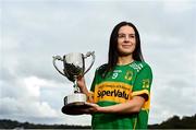 28 October 2024; Sarah O'Sullivan of Kilcock poses for a portrait at the AIB Leinster LGFA Club Finals’ Captains’ Day at Wineport Lodge in Westmeath. Photo by Tyler Miller/Sportsfile