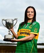 28 October 2024; Sarah O'Sullivan of Kilcock poses for a portrait at the AIB Leinster LGFA Club Finals’ Captains’ Day at Wineport Lodge in Westmeath. Photo by Tyler Miller/Sportsfile