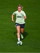 28 October 2024; Jessie Stapleton during a Republic of Ireland women's training session at Tallaght Stadium in Dublin. Photo by Stephen McCarthy/Sportsfile