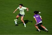 28 October 2024; Abbie Larkin during a Republic of Ireland women's training session at Tallaght Stadium in Dublin. Photo by Stephen McCarthy/Sportsfile