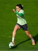 28 October 2024; Anna Patten during a Republic of Ireland women's training session at Tallaght Stadium in Dublin. Photo by Stephen McCarthy/Sportsfile