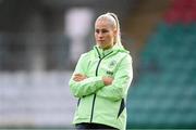 28 October 2024; Tara O'Hanlon during a Republic of Ireland women's training session at Tallaght Stadium in Dublin. Photo by Stephen McCarthy/Sportsfile