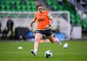 28 October 2024; Tyler Toland during a Republic of Ireland women's training session at Tallaght Stadium in Dublin. Photo by Stephen McCarthy/Sportsfile
