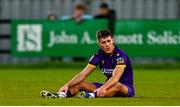 28 October 2024; Lewis Temple of Wexford after his side's draw in the SSE Airtricity Men's First Division Play-Off semi-final second leg match between Wexford and Athlone Town at Ferrycarrig Park in Wexford. Photo by Shauna Clinton/Sportsfile