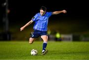28 October 2024; Eanna Clancy of UCD during the SSE Airtricity Men's First Division play-off semi-final second leg match between UCD and Bray Wanderers at UCD Bowl in Dublin. Photo by Stephen McCarthy/Sportsfile