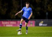 28 October 2024; Luke O'Regan of UCD during the SSE Airtricity Men's First Division play-off semi-final second leg match between UCD and Bray Wanderers at UCD Bowl in Dublin. Photo by Stephen McCarthy/Sportsfile