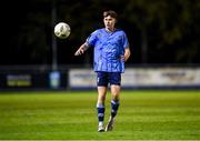 28 October 2024; Luke O'Regan of UCD during the SSE Airtricity Men's First Division play-off semi-final second leg match between UCD and Bray Wanderers at UCD Bowl in Dublin. Photo by Stephen McCarthy/Sportsfile