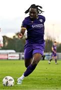 28 October 2024; Divin Isamala of Wexford during the SSE Airtricity Men's First Division Play-Off semi-final second leg match between Wexford and Athlone Town at Ferrycarrig Park in Wexford. Photo by Shauna Clinton/Sportsfile