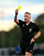 28 October 2024; Referee Alan Patchell during the SSE Airtricity Men's First Division Play-Off semi-final second leg match between Wexford and Athlone Town at Ferrycarrig Park in Wexford. Photo by Shauna Clinton/Sportsfile