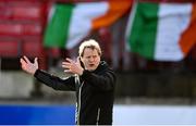 29 October 2024; Republic of Ireland manager Colin O'Brien during the UEFA U17 European Championships Round 1 Qualifier match between Republic of Ireland and Lithuania at Inver Park in Larne, Antrim. Photo by Ramsey Cardy/Sportsfile