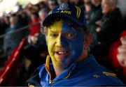 28 October 2024; Sixmilebridge supporter Councillor Alan O’Callaghan, Cathaoirleach of Clare County Council, before the Clare County Senior Club Hurling Championship final match between Sixmilebridge and Feakle at Cusack Park in Clare. Photo by Ray McManus/Sportsfile
