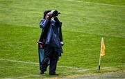 27 October 2024; A photographer before the Limerick County Premier Intermediate Hurling Championship final match between Garryspillane and Newcastle West at TUS Gaelic Grounds in Limerick. Photo by Ray McManus/Sportsfile