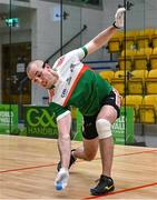 29 October 2024; Robbie McCarthy of Team Ireland in action in the Open Men's round of 32 during day four of the O'Neills.com World 4-Wall Championships at Croke Park in Dublin. Photo by Stephen Marken/Sportsfile