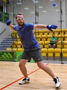 29 October 2024; Stephen Cooney of USA in action in the Open Men's round of 32 during day four of the O'Neills.com World 4-Wall Championships at Croke Park in Dublin. Photo by Stephen Marken/Sportsfile