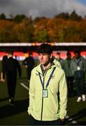 29 October 2024; Rory Finneran of Republic of Ireland before the UEFA U17 European Championships Round 1 Qualifier match between Republic of Ireland and Lithuania at Inver Park in Larne, Antrim. Photo by Ramsey Cardy/Sportsfile