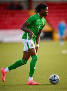 29 October 2024; Jaden Umeh of Republic of Ireland during the UEFA U17 European Championships Round 1 Qualifier match between Republic of Ireland and Lithuania at Inver Park in Larne, Antrim. Photo by Ramsey Cardy/Sportsfile