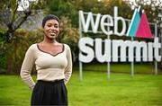 30 October 2024; Stephanie Esambe, Founder and Chief Executive Officer of Pillaxia, in attendance during the Web Summit Irish startup meetup in Tramway House, Dublin. Photo by Sam Barnes/Sportsfile