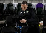 29 October 2024; Republic of Ireland analyst Paul O'Donovan before the UEFA Women's EURO 2025 Play-Off Round 1 second leg match between Republic of Ireland and Georgia at Tallaght Stadium in Dublin. Photo by Stephen McCarthy/Sportsfile