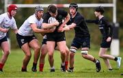 30 October 2024; Eoghan Saunders of Metro during the BearingPoint Shane Horgan Cup Round 2 match between Metro and Midlands at Cill Dara RFC in Kildare. Photo by Piaras Ó Mídheach/Sportsfile