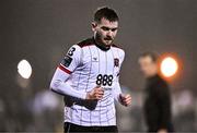 27 October 2024; Robbie Mahon of Dundalk during the SSE Airtricity Men's Premier Division match between Dundalk and Shamrock Rovers at Oriel Park in Dundalk, Louth. Photo by Ben McShane/Sportsfile