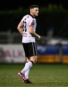 27 October 2024; Hayden Cann of Dundalk during the SSE Airtricity Men's Premier Division match between Dundalk and Shamrock Rovers at Oriel Park in Dundalk, Louth. Photo by Ben McShane/Sportsfile