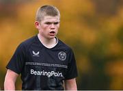 30 October 2024; Shane Fox of Metro during the BearingPoint Shane Horgan Cup Round 2 match between Metro and Midlands at Cill Dara RFC in Kildare. Photo by Piaras Ó Mídheach/Sportsfile