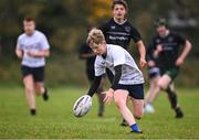 30 October 2024; Dean Phillips of Midlands during the BearingPoint Shane Horgan Cup Round 2 match between Metro and Midlands at Cill Dara RFC in Kildare. Photo by Piaras Ó Mídheach/Sportsfile
