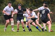 30 October 2024; Conor O'Toole of Metro during the BearingPoint Shane Horgan Cup Round 2 match between Metro and Midlands at Cill Dara RFC in Kildare. Photo by Piaras Ó Mídheach/Sportsfile