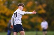 30 October 2024; Luke Tully of Midlands during the BearingPoint Shane Horgan Cup Round 2 match between Metro and Midlands at Cill Dara RFC in Kildare. Photo by Piaras Ó Mídheach/Sportsfile