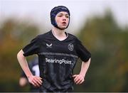 30 October 2024; Archie Leech of Metro during the BearingPoint Shane Horgan Cup Round 2 match between Metro and Midlands at Cill Dara RFC in Kildare. Photo by Piaras Ó Mídheach/Sportsfile