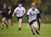 30 October 2024; Dean Phillips of Midlands during the BearingPoint Shane Horgan Cup Round 2 match between Metro and Midlands at Cill Dara RFC in Kildare. Photo by Piaras Ó Mídheach/Sportsfile